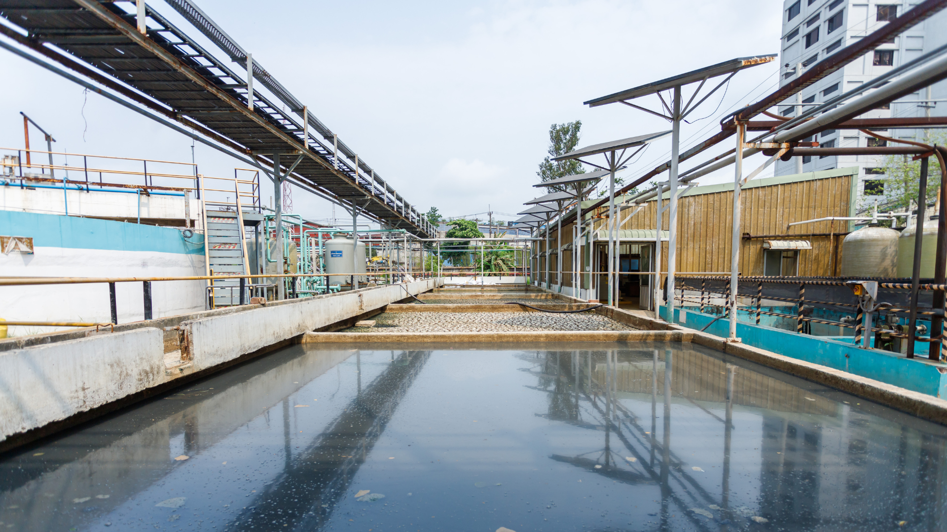 কালুরঘাট ফ্যাক্টরিতে অবস্থিত বর্জ্যপানি শোধনাগার